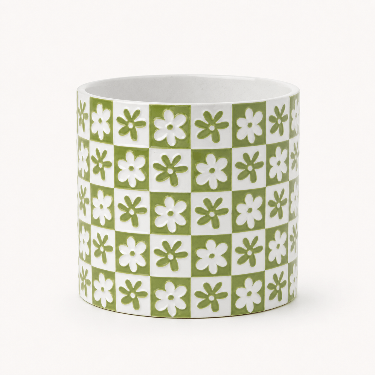 Botanical Grid Planter – New Vision ceramic planter collection