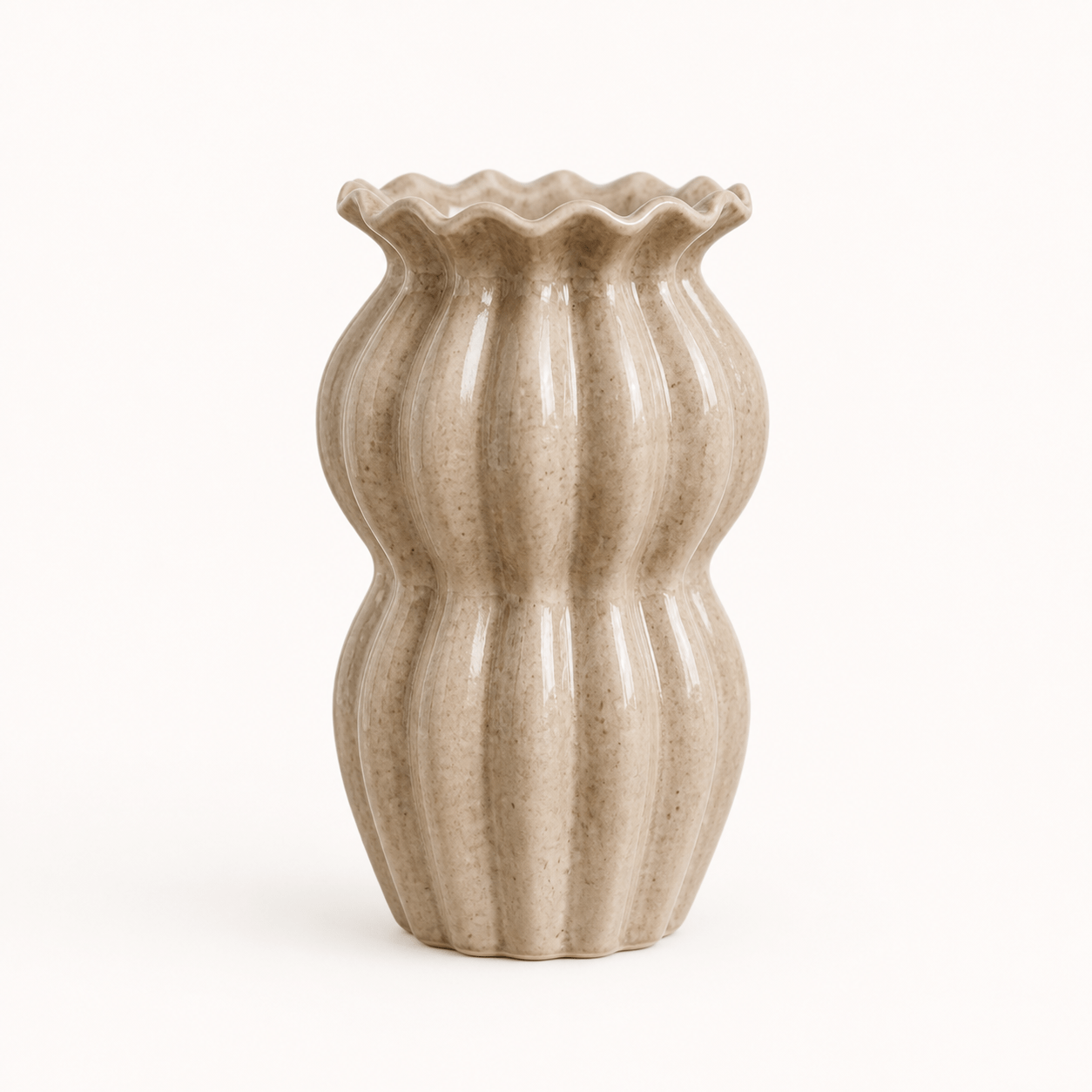 Sculptural Wave Vase – New Vision ceramic vase collection