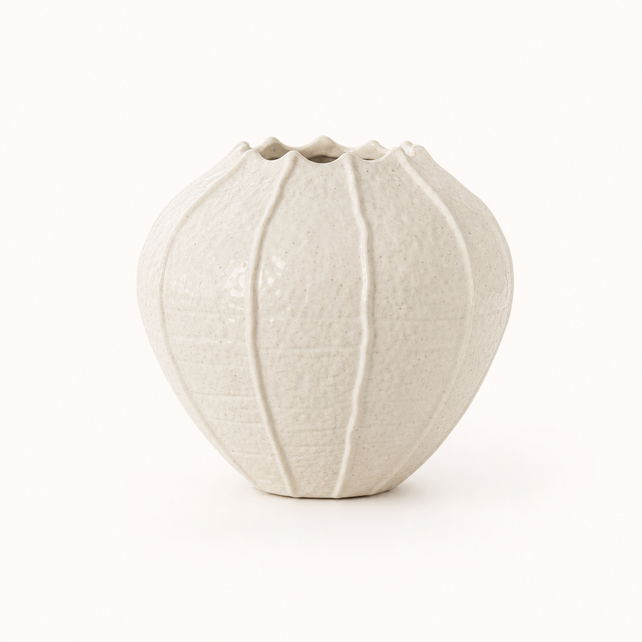 Round Seed-Pod Vase – New Vision ceramic vase collection