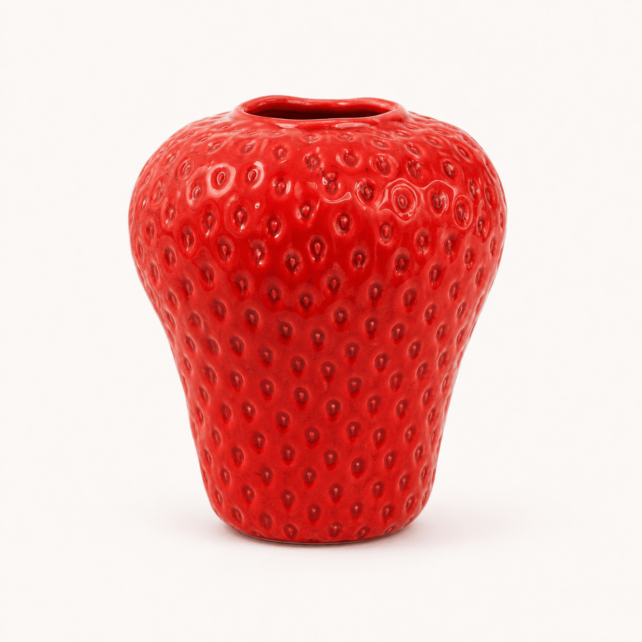 Tall Red Strawberry Vase – New Vision ceramic vase collection