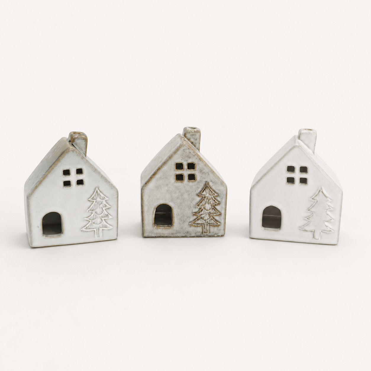 Ceramic Christmas house decorations